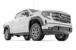 GMC Sierra 1500 Pocket Fender Flares - Rough Country - Coastal Dune - '19-'26 GMC Sierra 1500 Pocket Fender Flares - Rough Country - Coastal Dune - '19-'26
